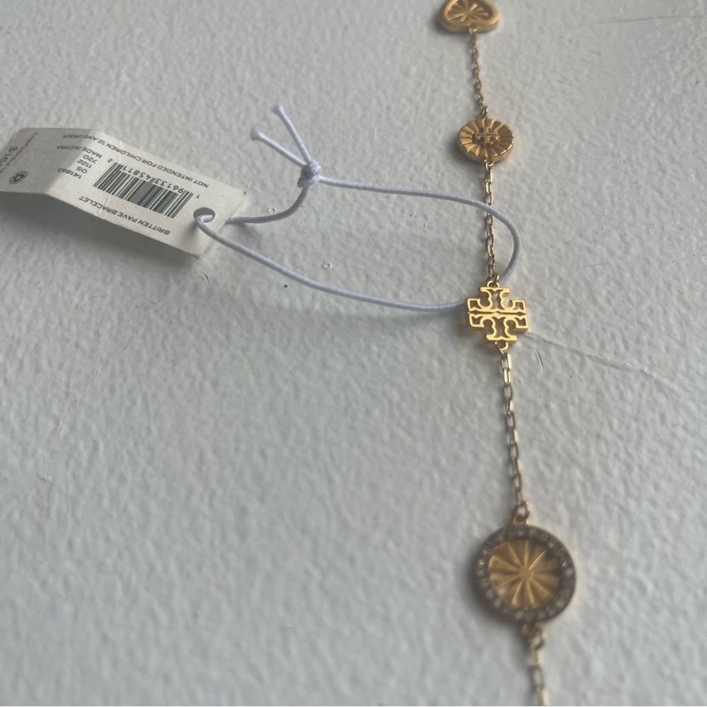 NWT Tory Burch Charm Bracelet Gold